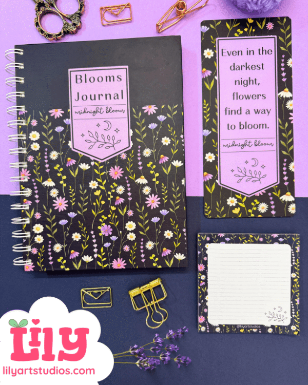 Midnight Blooms Journaling Collection