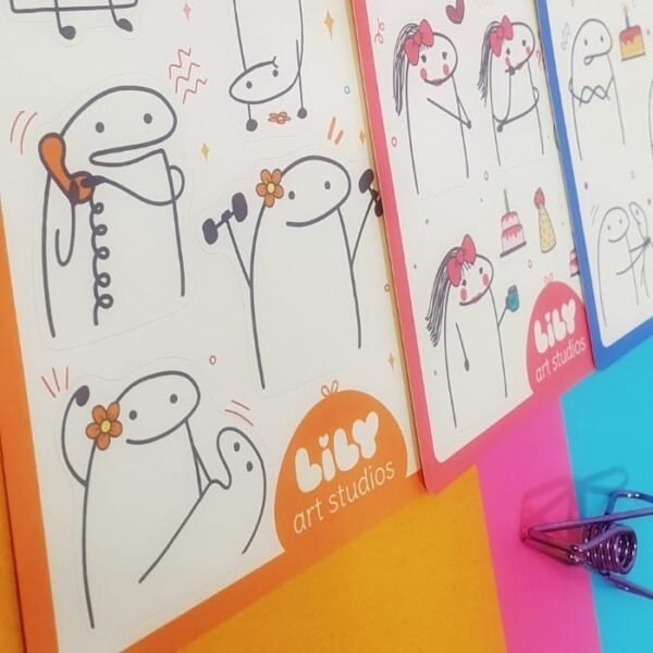 Flork Sticker Sheet (3 colors)