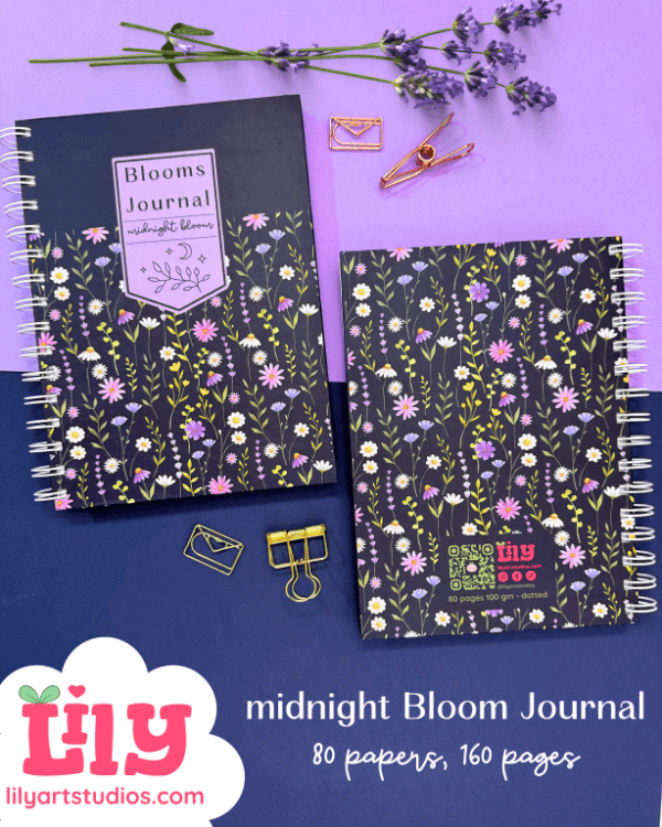 Midnight Blooms Journal