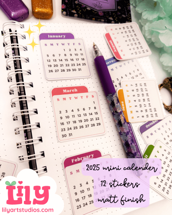 2025 mini calendar