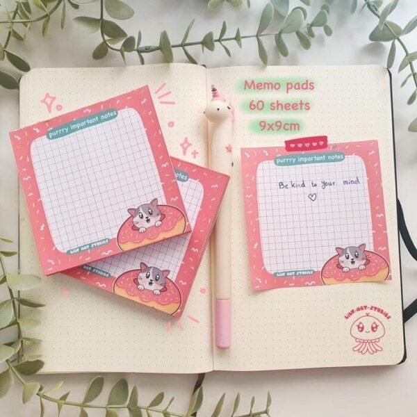 Purry Sweet Memo Pad