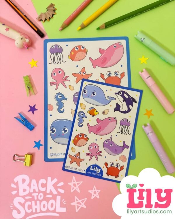 مجموعة الحيوانات الكيوت (حجم كبير)