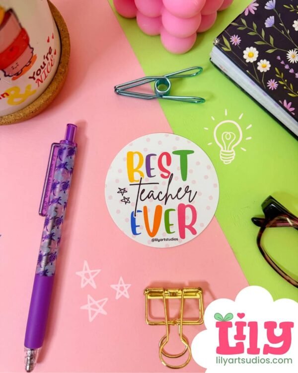 Best Teacher Sticker