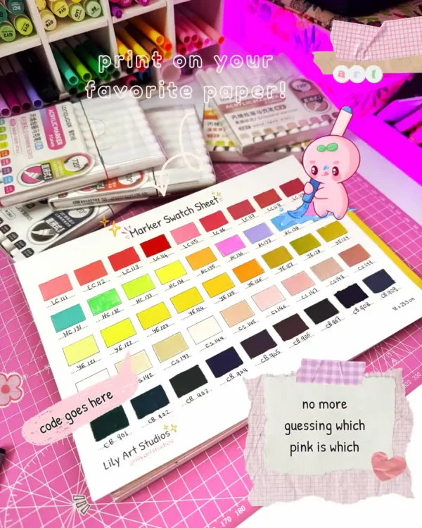 Color Swatch Sheet